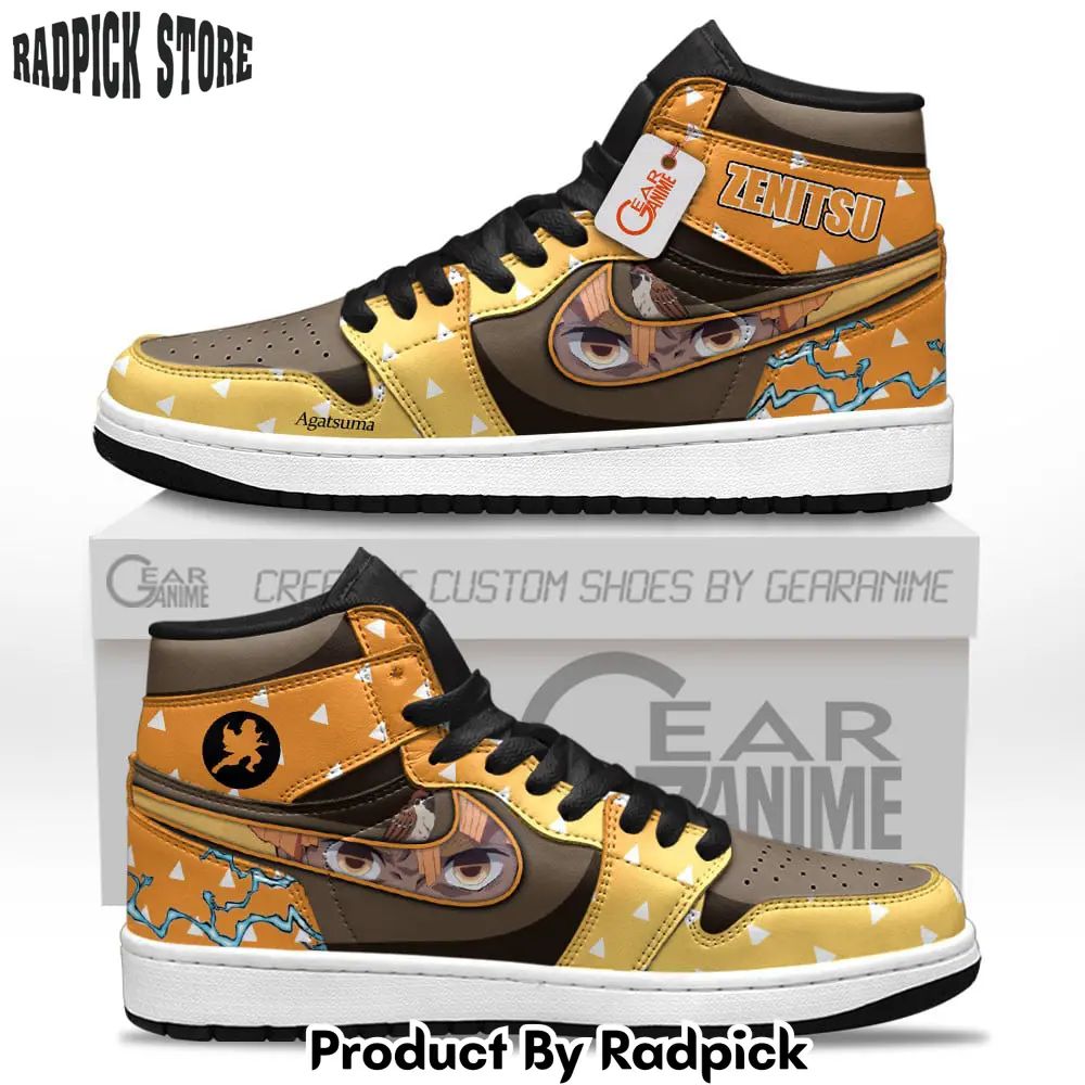 Zenitsu air jordan high topsneakers personalized shoes  rp0401458
